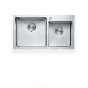 China Sink Supplier andManufacturer Wholesale 304Stainless Steel Sink StampedDouble Bowl Kitchen Sink