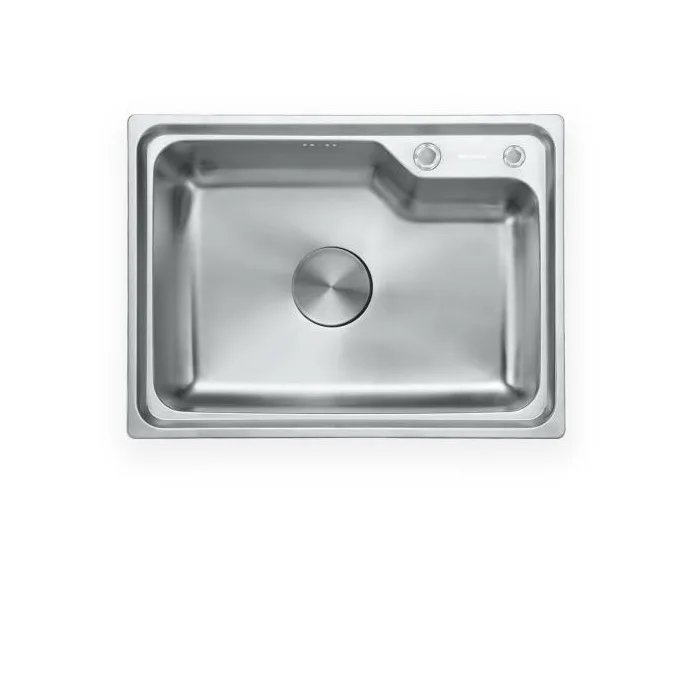Classical Drop-in Single BowlSink 18G Stainless Steel PressSinks Undermount Kitchen Sinks