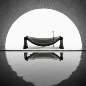 Hot Sale Modern Transparent Resin Bathtubs | New Design Art Bathtub for Bathroom