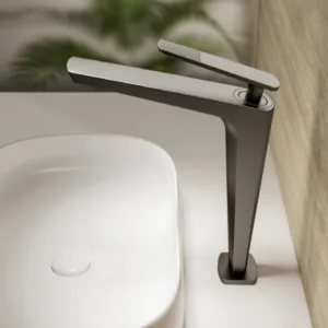 Single Handle Brass Faucet Tall Basin Mixer Faucet with Single Hole Washbasin Faucet for Bathroom Cabinets